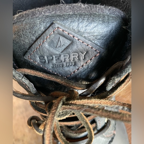 Sperry Saltwater Wedge Leather Thinsulate Duck Boots 7.5 - Picture 7 of 9